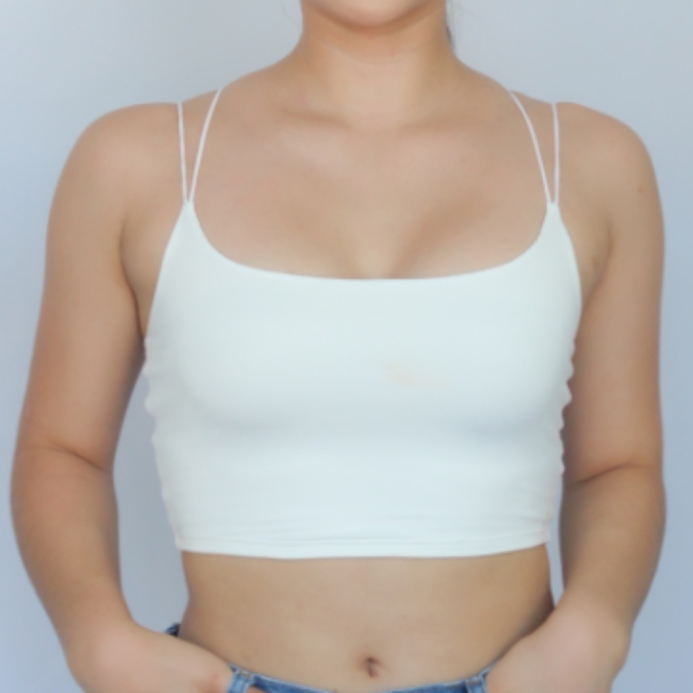 STRAPPY CROSS BACK TUBE TOP